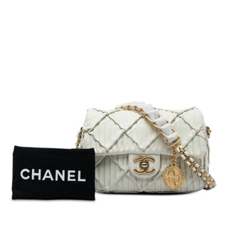 Chanel Mini Pleated Calfskin Chain Soul Flap