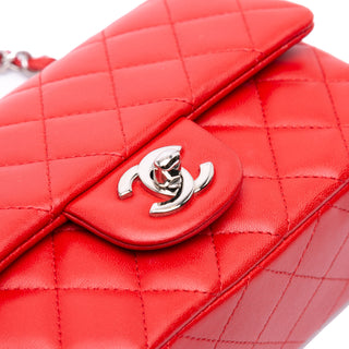Chanel Mini Rectangular Classic Lambskin Single Flap