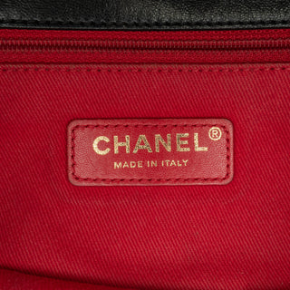 Chanel CC Lambskin Stitched Single Flap