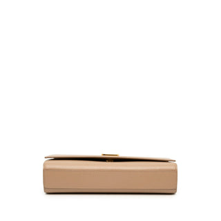 Saint Laurent Medium Grain de Poudre Monogram Kate Crossbody