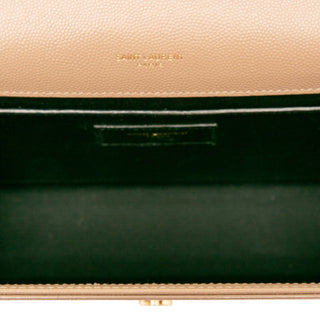 Saint Laurent Medium Grain de Poudre Monogram Kate Crossbody