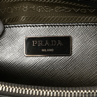 Prada Medium Saffiano Lux Open Promenade Satchel