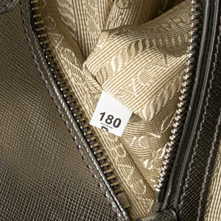 Prada Medium Saffiano Lux Open Promenade Satchel