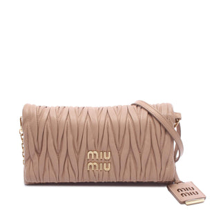 Miu Miu Matelasse Nappa Crossbody