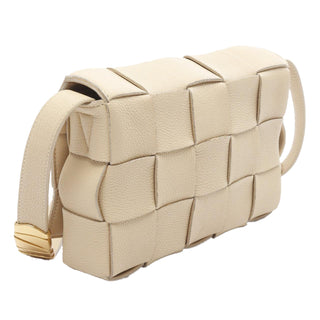 Bottega veneta Grained Calfskin Intrecciato Cassette Crossbody