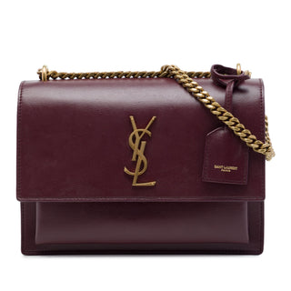 Saint Laurent Medium Calfskin Monogram Sunset Crossbody