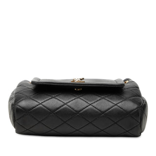 Saint Laurent Mini Quilted Lambskin Monogram Nolita Bag