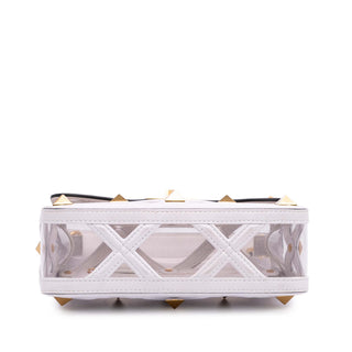 Valentino Medium PVC Roman Stud Satchel