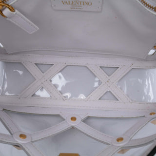 Valentino Medium PVC Roman Stud Satchel