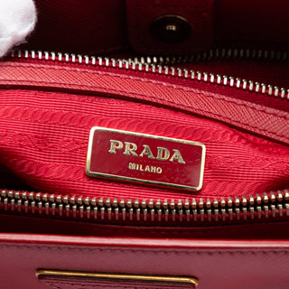 Prada Medium Saffiano Lux Galleria Satchel