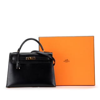 Hermes Box Calf Kelly II Sellier 32