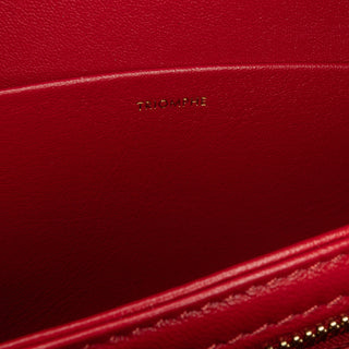 Celine Medium Triomphe Crossbody Bag red