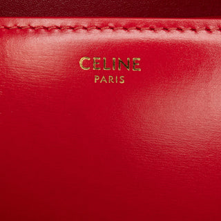 Celine Medium Triomphe Crossbody Bag red