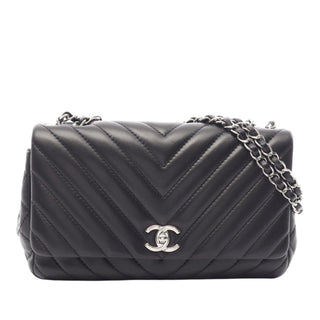 Chanel Medium Chevron Lambskin Surpique Flap