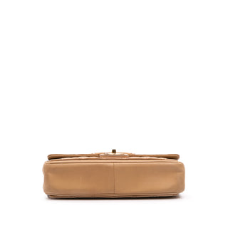 Chanel Medium Bicolor Calfskin Graphic Flap