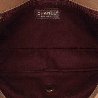 Chanel Medium Bicolor Calfskin Graphic Flap