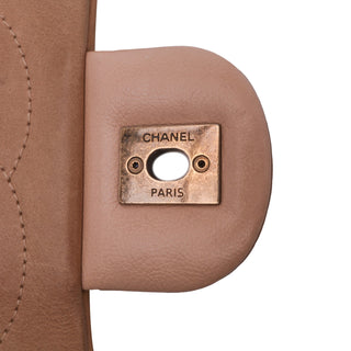 Chanel Medium Bicolor Calfskin Graphic Flap