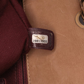 Chanel Medium Bicolor Calfskin Graphic Flap