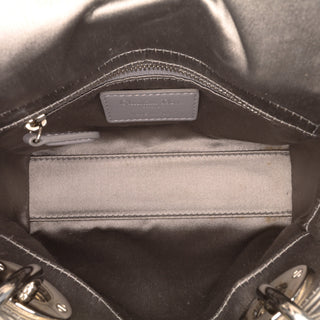 Dior Mini Satin Cannage Strass Crystal Embellished