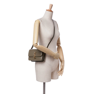 Ysl Small Calfskin Solferino Satchel In Box