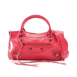 Balenciaga Lambskin Motocross Classic First Satchel