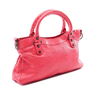 Balenciaga Lambskin Motocross Classic First Satchel