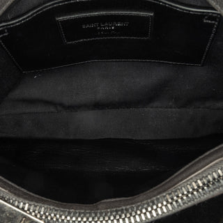 Ysl Medium Monogram Chevron Sheepskin College Bag