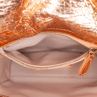 Dior Lady Mini Metallic Calfskin Cannage