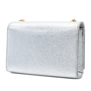 Ysl Small Metallic Calfskin Classic Monogram Kate Crossbody