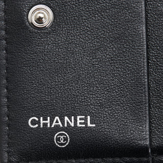 Chanel CC Quilted Lambskin Compact Bifold Wallet