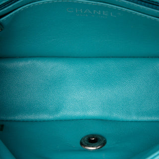 Chanel Mini Rectangular Classic Tricolor Lambskin Single Flap
