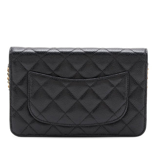 Chanel Classic Caviar Wallet on Chain