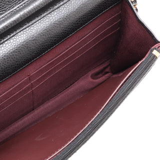 Chanel Classic Caviar Wallet on Chain