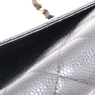 Chanel Classic Caviar Wallet on Chain