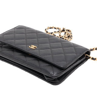 Chanel Classic Caviar Wallet on Chain