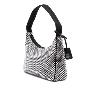 Prada Mini Satin Crystal Re Edition 2000 Shoulder Bag