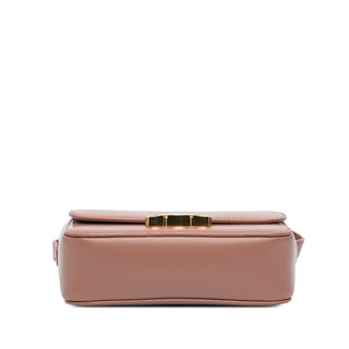 Celine Teen Shiny Calfskin Triomphe Crossbody
