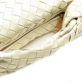 Bottega veneta Mini Patent Intrecciato Jodie