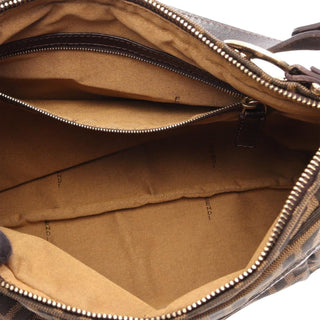 Fendi Zucca Canvas Chef Shoulder Bag