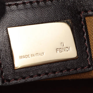 Fendi Zucca Canvas Chef Shoulder Bag