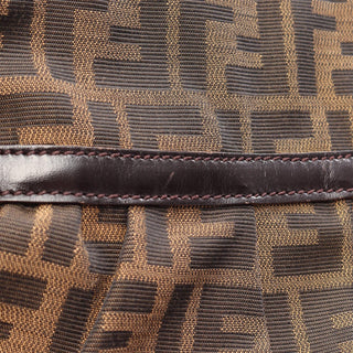 Fendi Zucca Canvas Chef Shoulder Bag