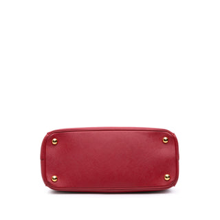 Prada Small Saffiano Lux Galleria Double Zip Satchel