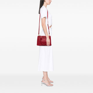 Prada Small Saffiano Lux Galleria Double Zip Satchel