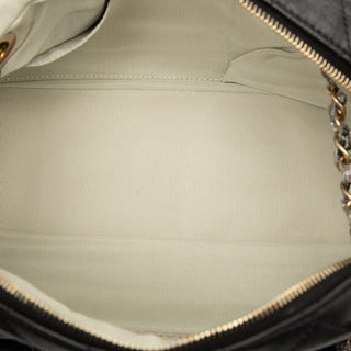 Chanel CC Quilted Lambskin Tweedy Bowler Bag
