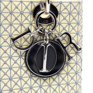 Dior Medium Embroidered Lambskin Microcannage Lady Dior