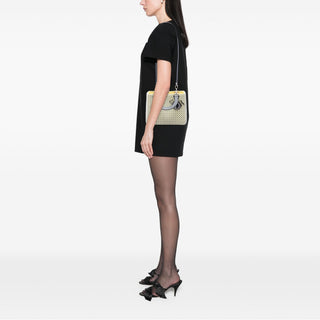 Dior Medium Embroidered Lambskin Microcannage Lady Dior