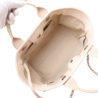 Chanel Medium Canvas Deauville Tote