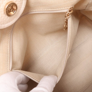Chanel Medium Canvas Deauville Tote