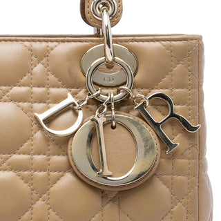 Dior Medium Lambskin Cannage Lady Dior