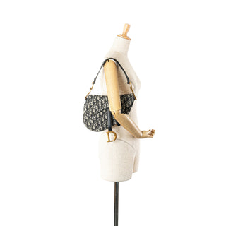 Dior Oblique Canvas Saddle Bag